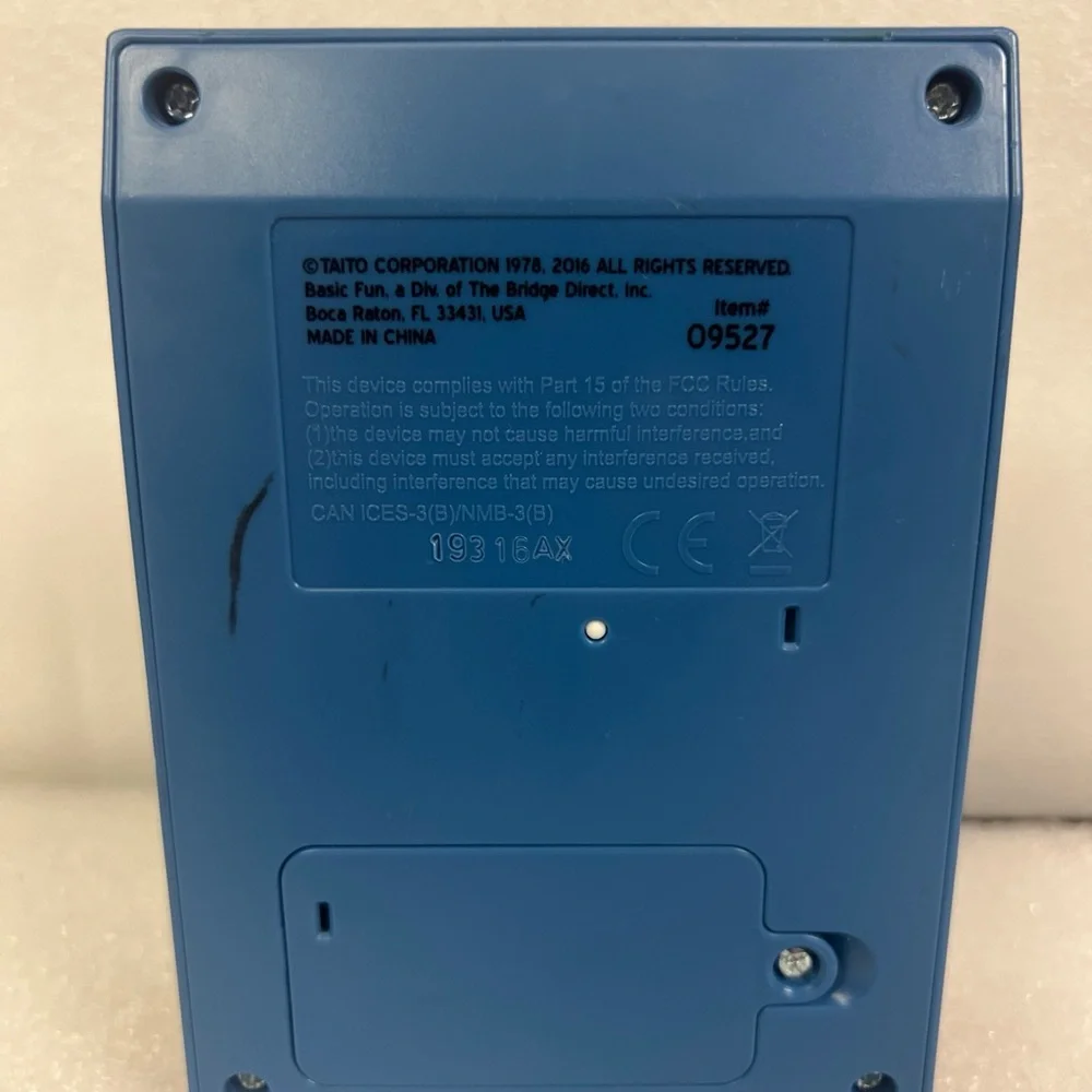 Space Invaders Handheld Console - Classic Blue